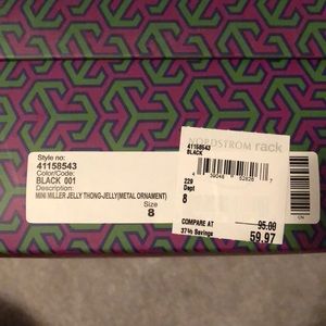 Mini Miller Black Tory Burch Jelly Sandals
